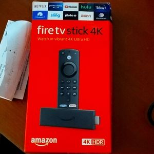 Fire TV Stick 4K, brilliant 4K streaming quality, TV and smart home controls